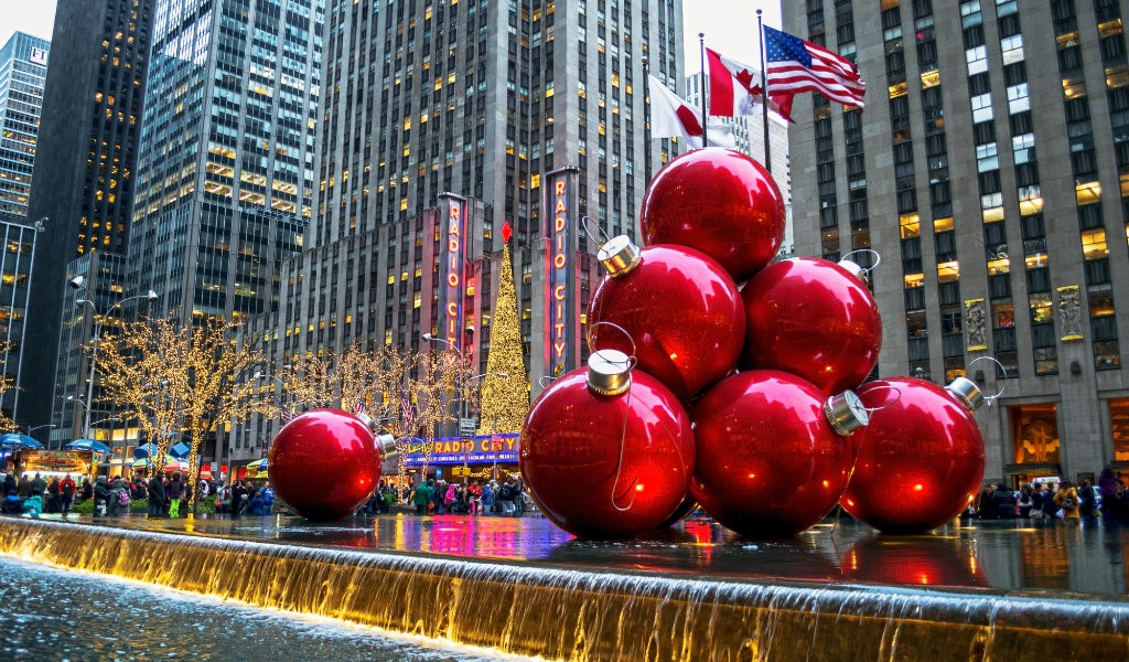 New York a Noël