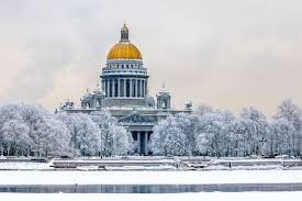 Saint Petersbourg sous la neige