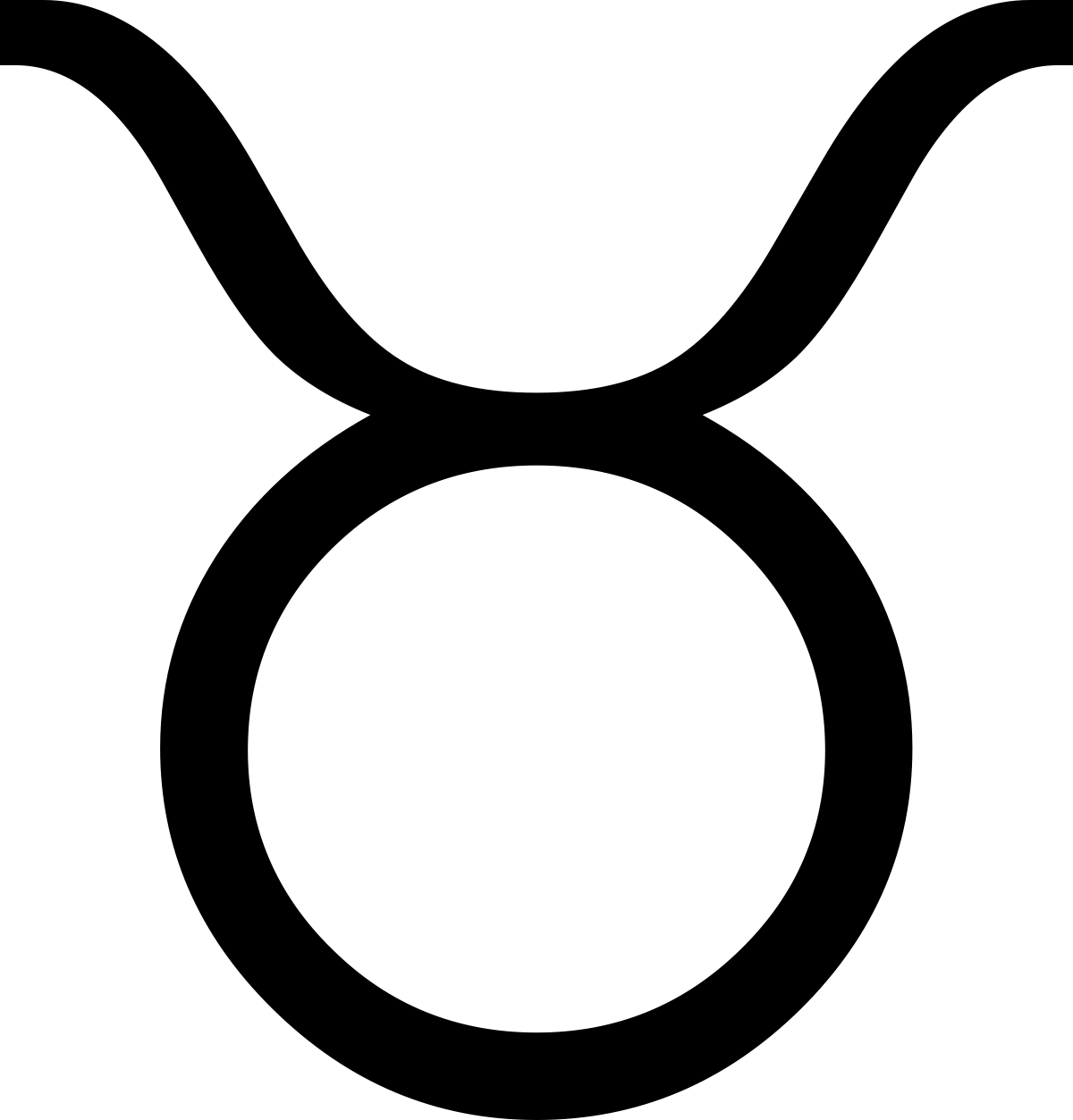 logo du signe astrologique taureau